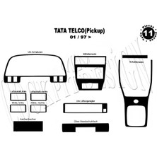 Mars Cockpit Design Tata Telco Konsol-Torpido Kaplama 1997 11 Parça Piano Black