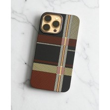 Kılıf House Iphone Uyumlu Lens Hediyeli İnce Karbonfiber Magsafe Destekli Kılıf