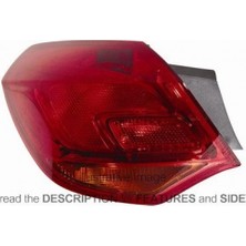 Tyc Astra -J- 2010- Stop Lambası Krom Hatchback Sol Oem No (13306453)