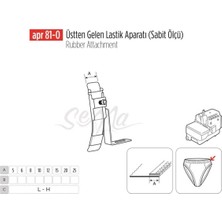 Empressco Üstten Gelen Sabit Lastik Apara 10MM, Dayanıklı ve Kullanışlı Yapı ile Kolay Montaj