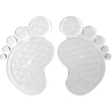 Mey İthalat Ayakkabı Içi Ayak Kaydırmaz Dolgulu Rahat Silikon Pedi Tabanlığı