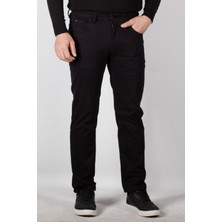 Ncs Jeans Erkek Chino Pantolon Gabardin Slim Fit Dar Kesim Siyah 2160