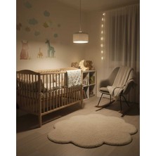 Globelux Lüks Beyaz Renk Modern Dekoratif Salon, Oturma Odası ve Mutfak Sarkıt Avize (Lamba Hediyedir)