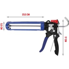 Workpro WP224001 230MM Ağır Hizmet Tipi Metal Silikon/mastik Tabancası