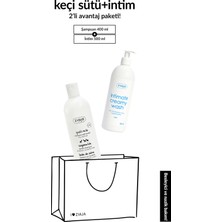 Keçi Sütü Keratin Şampuan 400 ml + Ziaja - Intim Kremli Yıkama / Laktobionik Asitli 500 ml