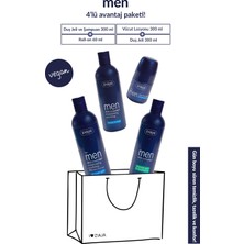 ziaja Erkekler Için 4'lü Fırsat Seti - Duş Jeli & Şampuna + Duş Jeli + Vücut Losyonu + Rollon