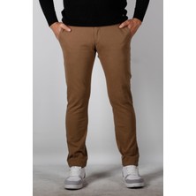 Ncs Jeans Erkek Chino Pantolon Slim Fit Dar Kesim Camel 1747 5594