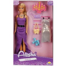Al-Kar Ticaret 3393 Sun-Rst-Sıs Minik Alisha Yedek Kıyafetli Bebek Set 29 cm - Sunman