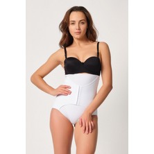 Marsilyan Beyaz Mı Emay 2932 Double Karın Agraf Destekli Slip Lazer Korse