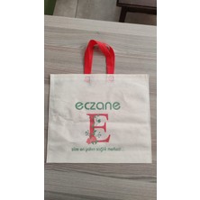 Syu Eczane Bez Çanta 40X33 cm 7 cm Körüklü 50 Adet E Logo Gül Desen