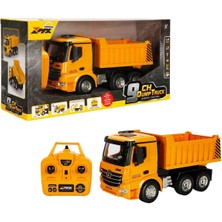 5083 Sun-Rst-Rc Iş Makinesi 1 18 Damperli Kamyon Ff Işıklı 9ch 3 7V USB 2 4ghz