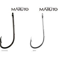 Maruto DS4340 Reversed Ringed Olta Iğnesi Black Nickel-No:1/0