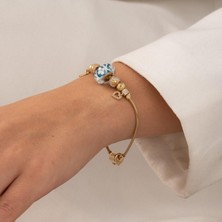 Hakan Mücevherat Charmlı 14 Ayar Altın Bileklik