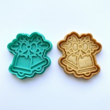 Craftelle Ikiz Çanlar Yeni Yıl Kurabiye Kalıbı | Yılbaşı, Noel Kutlamaları | Hamur, Kil ve Şeker Hamuru Damgası