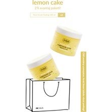 ziaja Limonlu Kek Vücut Peelingi Şeker Granüllü Arındırıcı Nemlendirici 300 ml 2'li Avantajlı Set