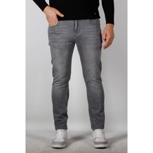 Ncs Jeans Erkek Kot Pantolon Slim Fit Dar Kesim 5 Cepli Gri 0521 6158