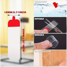 Hediye Bahçesi 60 Parça Kolay Açılır Güçlü Çift Taraflı Bant 18MMX50MM