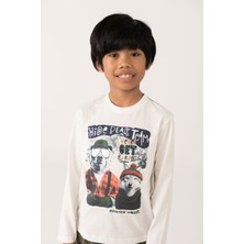 Boboli Erkek Çocuk Hayvanlar Baskılı Tshirt