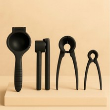 4’lü Mutfak Yardımcı Seti – Narinmeyve Sıkacağı, Sarımsak Presi ve Çok Amaçlı Kıracaklar