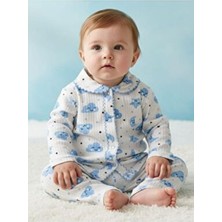 Buufuu Bebek Yenidogan Çocuk Kiz Erkek Pamuklu Oyali Pijama Takımı Hediyelik