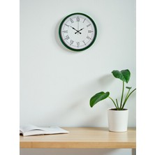 Sylar Zentime 36 cm Yeşil Dekoratif Duvar Saati