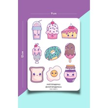 One Little Happiness Kawaii Temalı Sticker Seti | Bullet Journal Sticker | Defter | Çıkartma | Scrapbook