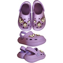 Famele's Cross 755 Anatomik Taşlı Eva Plaj Deniz Günlük Kız Çocuk Terlik