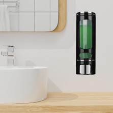 Vadi 1 Adet Siyah 400 ml Manuel Şampuan Sıvı Tutucu Banyo, Mutfak, Lavabo, Dezenfektanı Sabunluk H-52