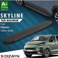 S-Dizayn Fiat Ulysse Skyline Siyah Yan Basamak 243 Cm 2022 Üzeri A+ Kalite