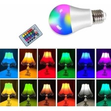 Tgzm Ambiyans Aydınlatma Rgb LED Lamba Kumandalı Renk Değiştirebilen - TG0012-2RNHF2