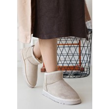 Shoegar Elsa Bej Süet Bot