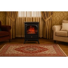 Carboon Carbon Alev Efektli  Elektırık  ŞÖMİNE(1850 Watt)