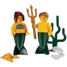 LEGO Minifigür Merman And Mermaid PI140A/PI139