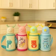 Çocuk Termos Suluk – Sevimli Tasarım, Taşıma Askılı, Sağlam ve Kullanışlı