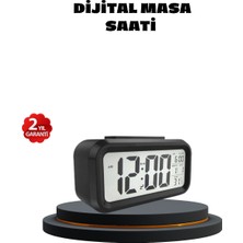 Tgzm Sensörlü Dijital Masa Saati Alarm ve Sıcaklık Göstergeli - TG0012-2RNLI9