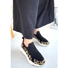 Shoegar Kendy Leopar Süet Spor Ayakkabı