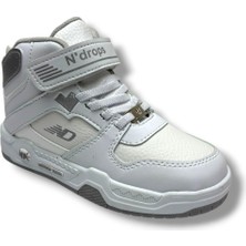 Ndrops 021-26 Deri Cırt Bantlı Çocuk Spor Bot 31-35