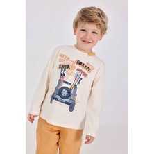 Boboli Erkek Çocuk Araç Baskılı Tshirt