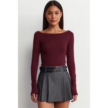 Talt's Kayık Yaka Modal Kumaş Yumuşak Body