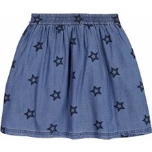 Tommy Hilfiger Kız Çocuk Açık Denim Etek