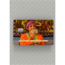 One Little Happiness Cennet Mahallesi Pembe En Sevdiğim Adam Çipli/çipsiz Kart Stickerı Kaplama