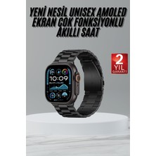 Tgzm Ultra 3 Kordonlu Amoled Ekran Akıllı Saat Çok Fonksiyonlu Uyku ve Sağlık Takibi - TG0012-2REI2