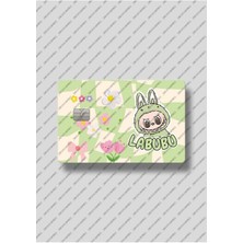 One Little Happiness Labubu Kart Kaplama Sticker Kredi, Papara, Tosla, Akbil Kart Kaplama Etiketi