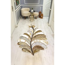 Dolce Mariee Modern Lazer Kesim Dijital Baskı Kaymaz Taban Halı H0415