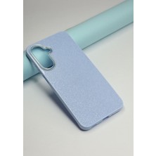 FoxPower Samsung Galaxy S25 Fe Kılıf Simli Parlak Lüx Slikon Kapak