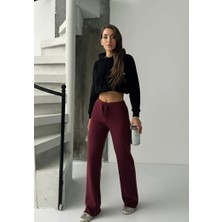 MGN Fit Comfort Bej Salaş Pantolon Bordo