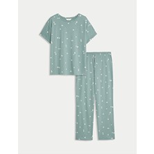 Marks & Spencer Pamuk Karışımlı Pijama Takımı