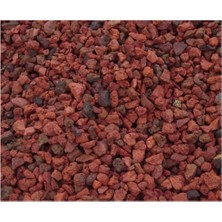 CetKing Tarım Pomzası 25 kg 5-10 mm Kırmızı Pomza Cüruf Lav Taşı Kırmızı Ponza Volkanik Cüruf