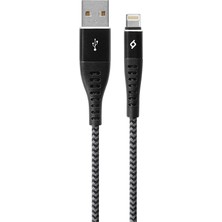 CetKing Extremecable Ekstra Dayanıklı Iph. Şarj Kablosu 150CM-SIYAH