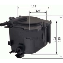 Psa 1901.95 Yakıt Filtresi PARTNER-206-207-307-308-407-BERLINGO-C2-C3-C4-C5-FIESTA-FOCUS-C-MAX-TEPEE 1.6hdı 1254391-1458065-1901.81-1901.95